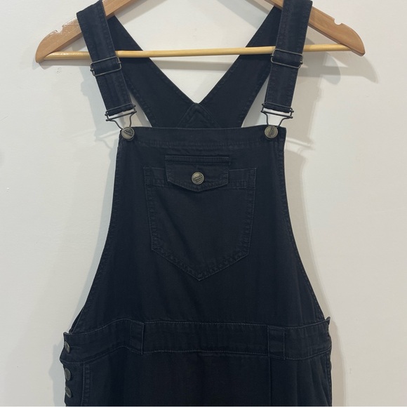 Neways Black 100% Cotton Modest Wide Leg Lagenlook Oversized Jumpsuit Size XXL - Picture 6 of 12